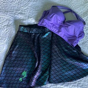 Her Universe x Disney Little Mermaid Skater Skirt
